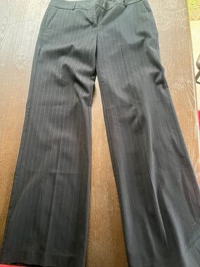 New York & Company Black Pinstripe Men's Dress Pants